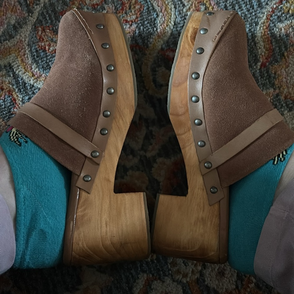 Free People calabasas clog cognac - Picture 8 of 10